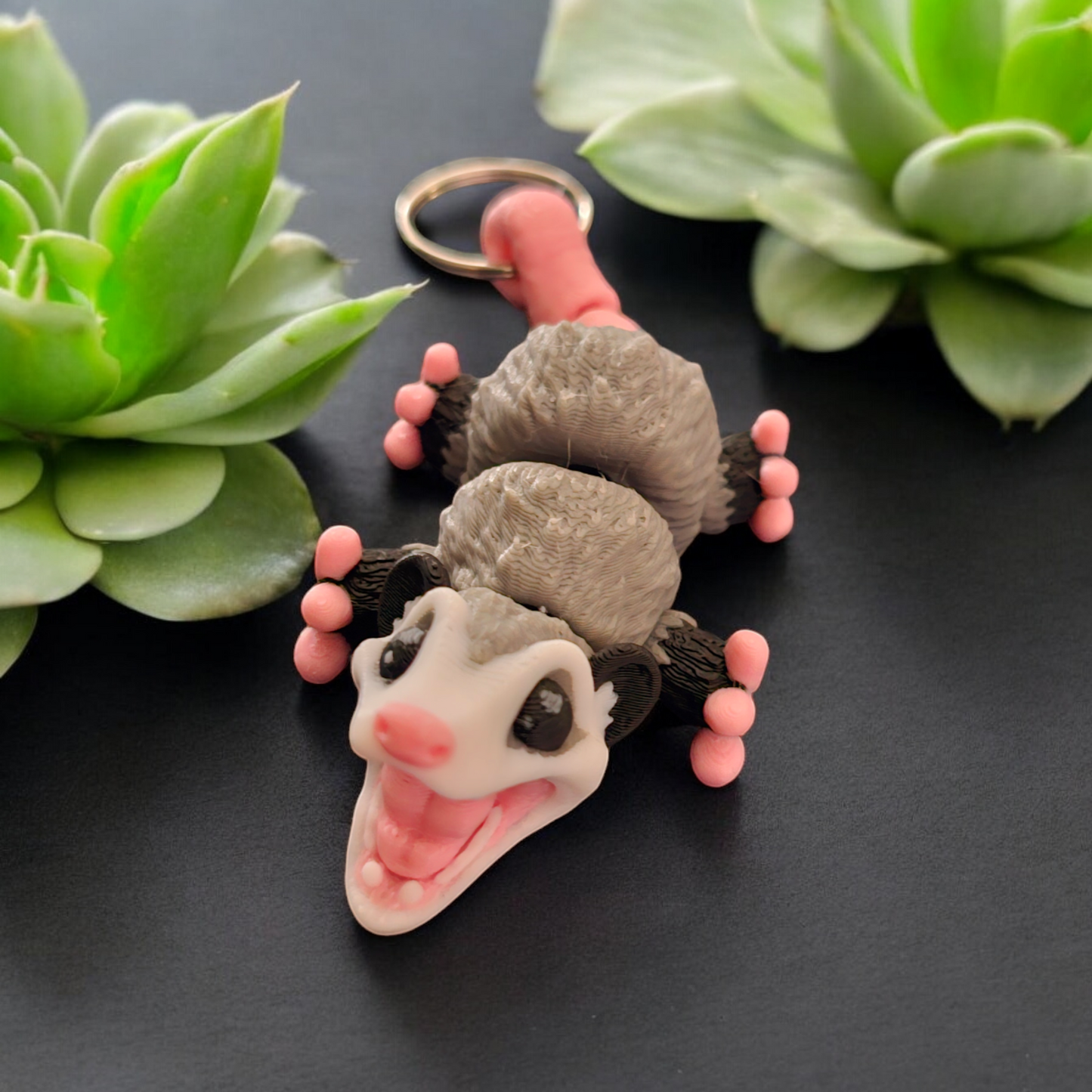 Opossum Keychain