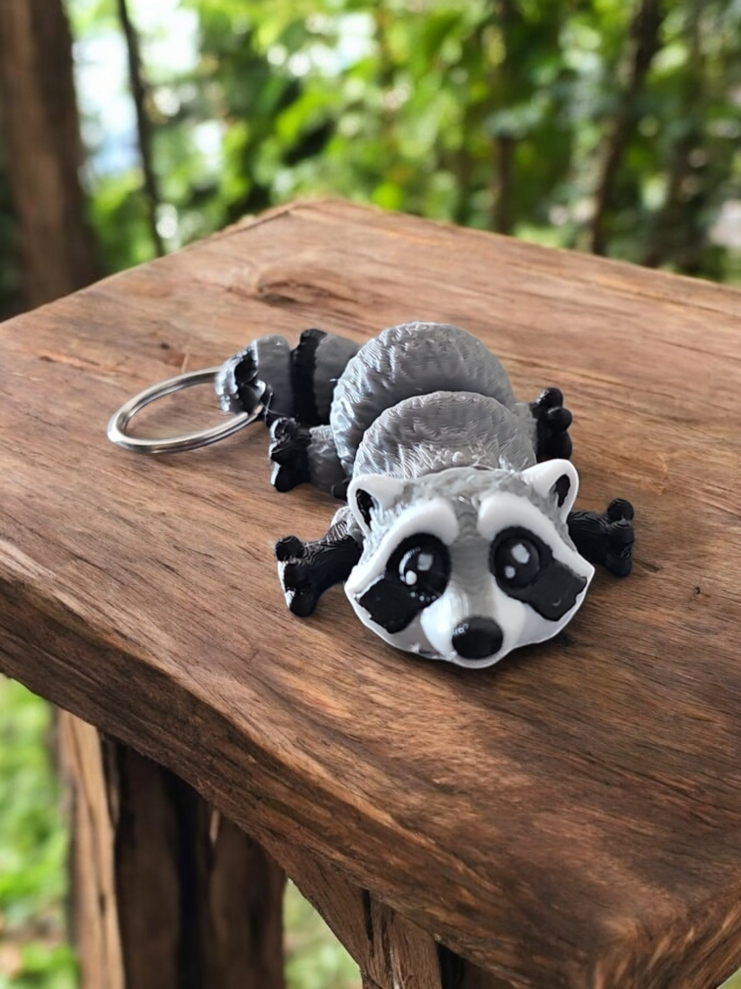 Raccoon Keychain